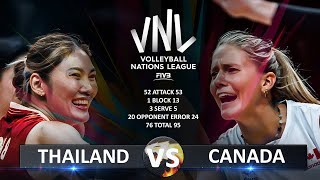 Thailand vs Canada | Women's VNL 2024