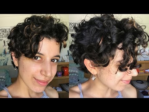 Short Curly Hair Routine | Long Pixie Cut Short Curly Hair Routine | Long Pixie Cut