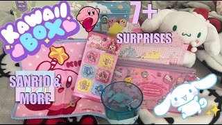 KAWAII BOX! November 2024| Sanrio, Kirby, and other goodies🩵💜 unboxing