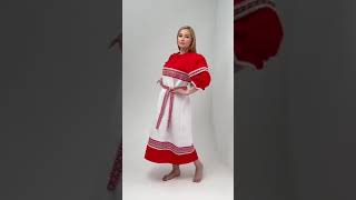 Русский Народный костюм #Славянский #RussianFolkCostume