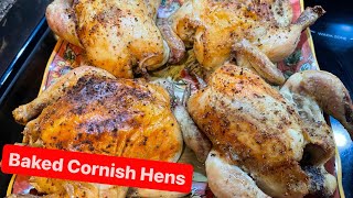 How to Make: Baked Cornish Hens