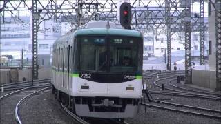 京阪電車＊＊＊２/５　朝の７２０２編成君