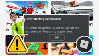 Roblox 启动体验时出错 | 尝试启动体验时发生错误。Roblox Down