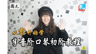 自學半音階口琴06 -  學習3,4孔、低音區練習