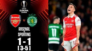Arsenal vs Sporting Club 3-5 Full Match.All Goals & Extended Highlights..