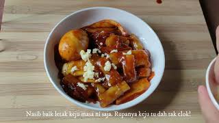 Resepi Tteokbokki - Kek beras pedas