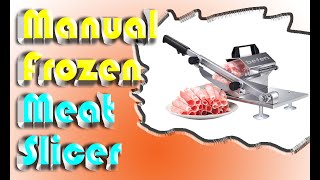 Best Manual Frozen Meat Slicer 2023 Review on Amazon USA