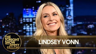 Lindsey Vonn Is Entering Her Fifth Olympics with a Titanium Knee | Tonight Show