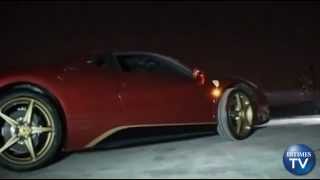 Nearly $1 Million Ferrari Leaves Unwanted Tire Tracks on 600-yr-old Chinese Monument