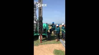 Hfpv-1 Guardrail Pile Driver Hydraulic Rotary Auger Drilling Machine