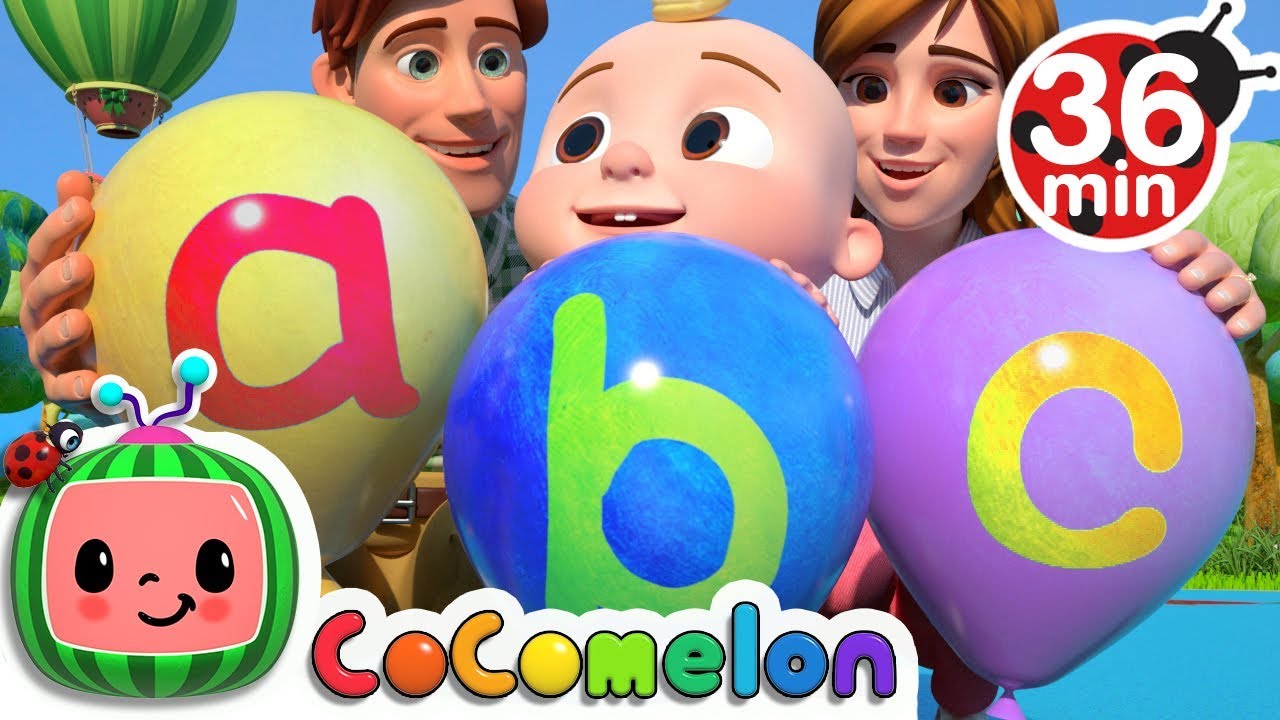 ABC Song With Balloons + More Nursery Rhymes \u0026 Kids Songs ...