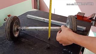 DIYแกนล้อรถเข็น ล้อลาก ประกอบล้อไอเดียดีดี/Trolley wheel assembly ideas