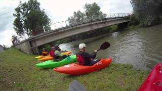 vsetinska becva - smoking paddlers.....