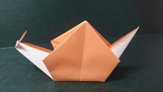 摺紙 蝸牛 Origami Snail