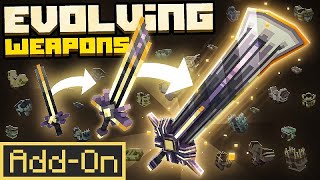 Evolving Weapons Add-On | Minecraft Marketplace Addon | Showcase