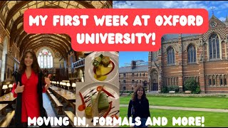 My first week as a Masters Student at Oxford University! (Formals, moving in and more)