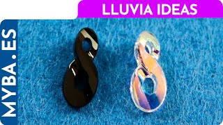 Infinity Pendant: Colgante infinito Cristales de Swarovski. | Lluvia de ideas. | Diseños #bisutería.