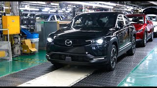 Production of New Mazda MX-30 e-Skyactiv R-EV Japan