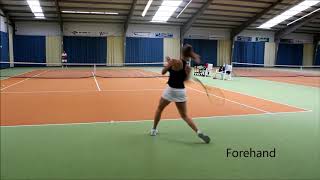 Malou Goes - Tennis Recruiting Video Fall 2018