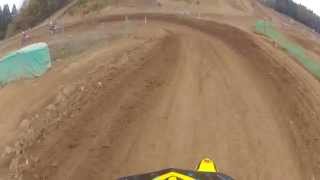 Nov/9/2014 SUGO フロンティア 超ビギナー Frontier Super Beginner Class Heat1-2 Suzuki RM-Z 250 L4