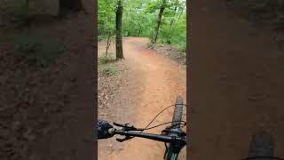 Jumping the Polygon Siskiu N7 Enduro Bike at White Oak Mountain #Shorts