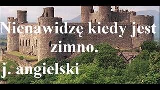 'Nienawidzę kiedy jest mi zimno' - jak to przetłumaczyć? j. angielski, nie rób błędów.