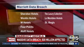 Marriott reporting massive data breach