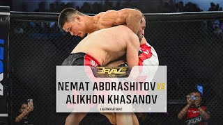 FREE MMA Fight | Nemat Abdrashitov Vs  Allikhon Khasanov | BRAVE CF 59