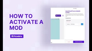 How to Activate a PixieBrix Mod