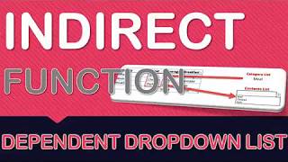 WOW! INDIRECT Function for Dependent Dropdown Lists in Excel
