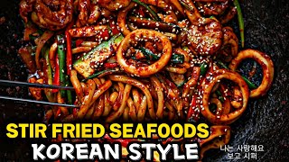 Super Easy Stir Fry Seafood Korean Style | Gochujang Squid & Prawns Recipe | MAMATITA VLOG