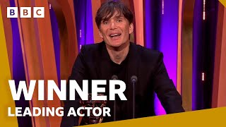 Cillian Murphy wins Leading Actor 🤩 | BAFTA Film Awards 2024 - BBC