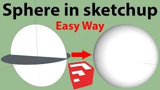 How To Make A Sphere / Ball In SketchUp