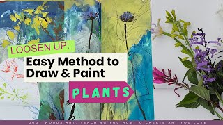 Capture the delicacy of plants in Drawing \u0026 Painting | Judy Woods Art