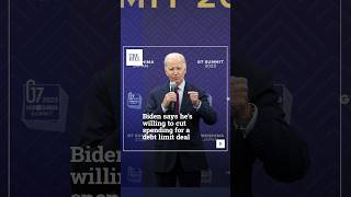 Biden Says He's Willing To Cut Spending For A Debt Limit Deal