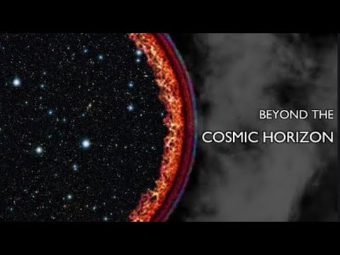 What is the cosmological horizon and what determines how far away it lies?