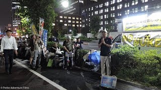 9.11脱原発テントひろば9年目行動　経産省前抗議行動「福島は終わっていない、原発はクリーンではない」