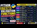 Python String Validation Functions | isalpha(), isdigit(), isalnum(), isspace(), isupper()