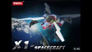 Syma X1 2.4G SPACECRAFT ultra micro quad-copter (New Arrival)