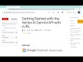 Getting Started with the Vertex AI Gemini API with cURL || #qwiklabs | #GSP1228 [With Explanation🗣️]
