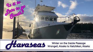 First Leg of Inside Passage in Winter / MV Havaseas Nordhavn 55