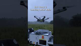 Can the DJI Dock 2 Handle Wet Conditions? Watch Its Impressive Landing! 📹 @Halo-robotics