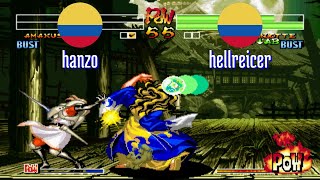 FT5 @samsho4: hanzo (CO) vs hellreicer (CO) [Samurai Shodown IV Fightcade] Jan 12