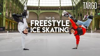 Dive into a freestyle ice skating music video [VR/360]