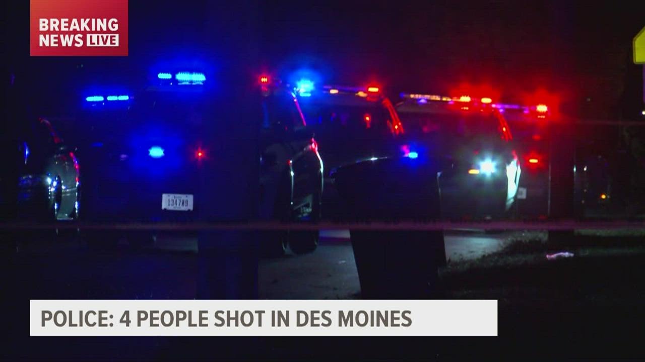 Police Investigating After 4 Shot Along E 15th Street In Des Moines ...