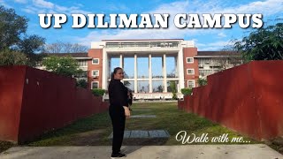 UP Diliman Campus / Walk with me around Sunken Garden /Quick Tour