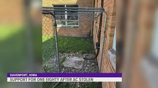 After AC unit stolen, charity group One Eighty supported by community