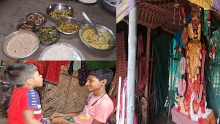 রাত 3টে থেকে রান্না পূজো উপলক্ষে রান্না  করলাম  ll Sangita vlog