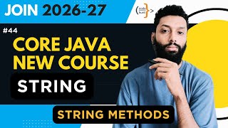 String Methods in Java | substring split intern | Core Java | Hindi