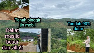 Tanah 1000M2 hrg 85 grtis AJB pruntukan villa promo - 17 feb 2025|| sejuk dingin view gunung2 sawah